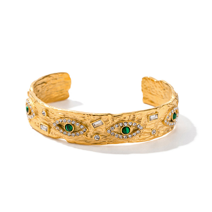 youthwayfashion-malachite-gold-bangle-bracelet-1