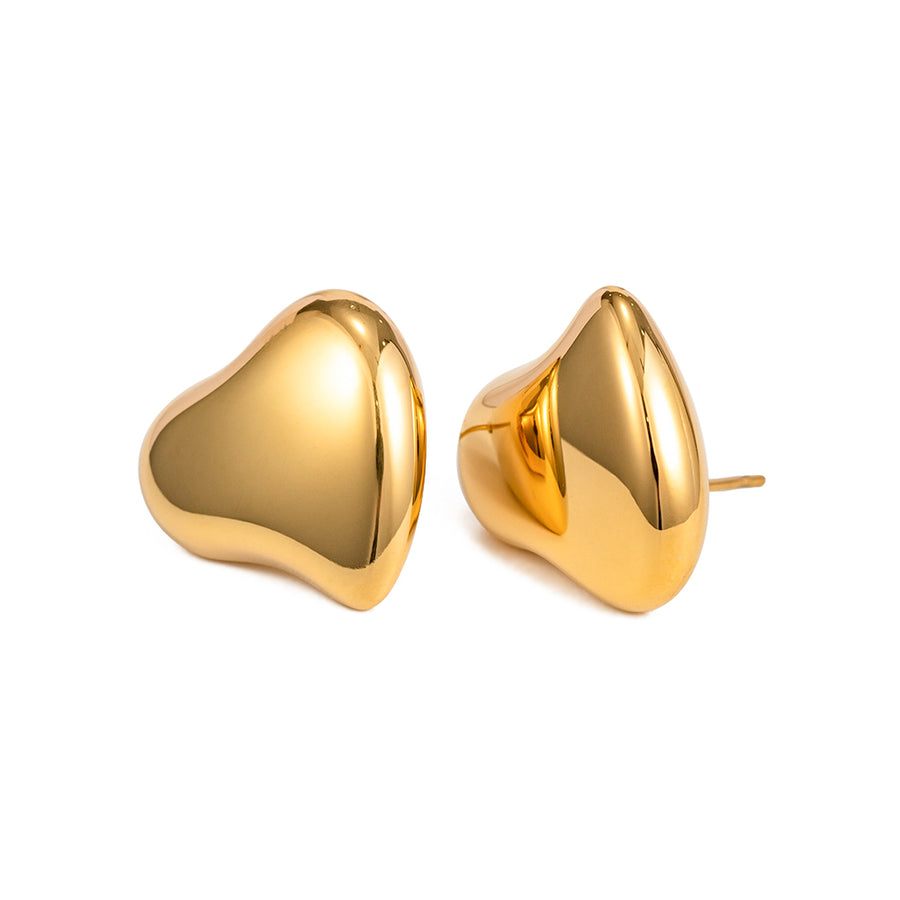 youthwayfashion-gold-irregular-heart-earrings-1