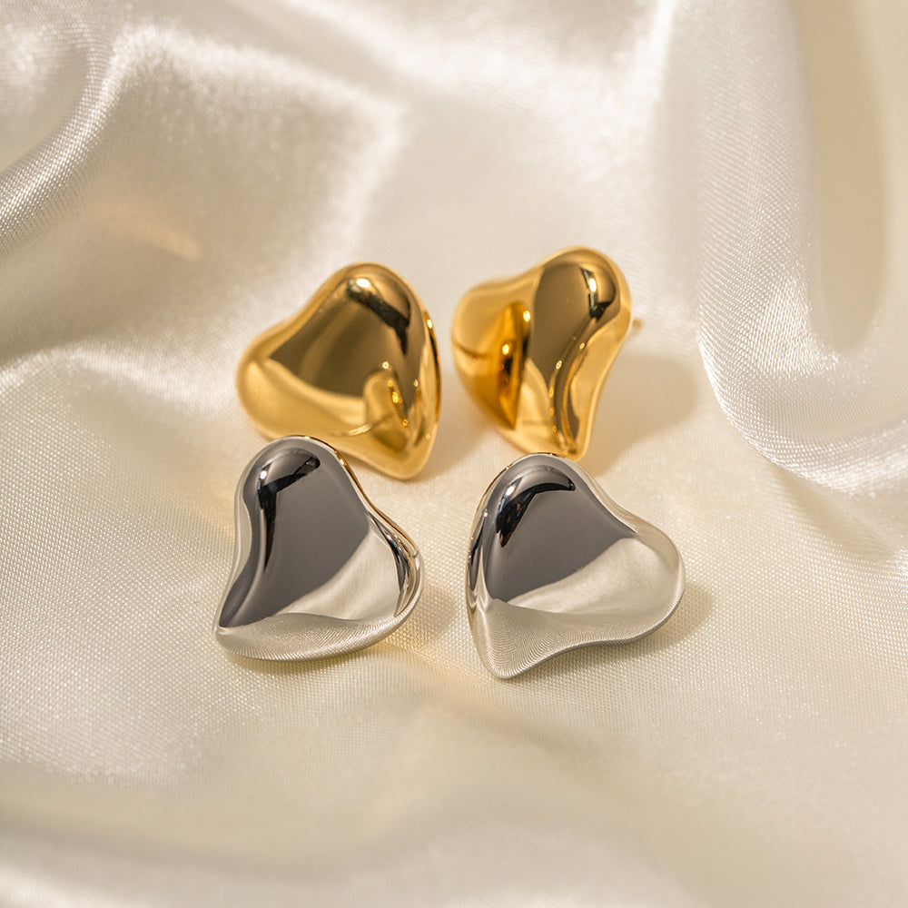 youthwayfashion-gold-irregular-heart-earrings-3