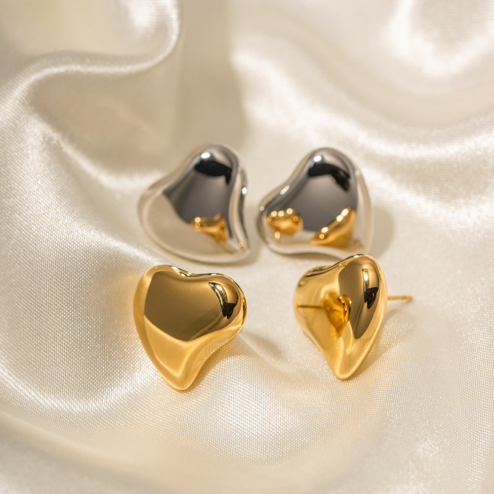 youthwayfashion-gold-irregular-heart-earrings-4