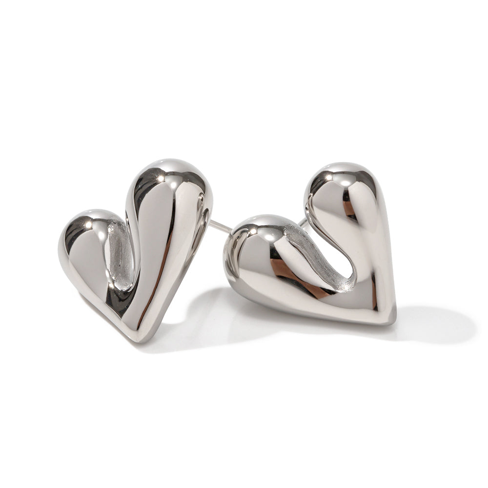 youthwayfashion-metal-liquid-heart-earrings-1