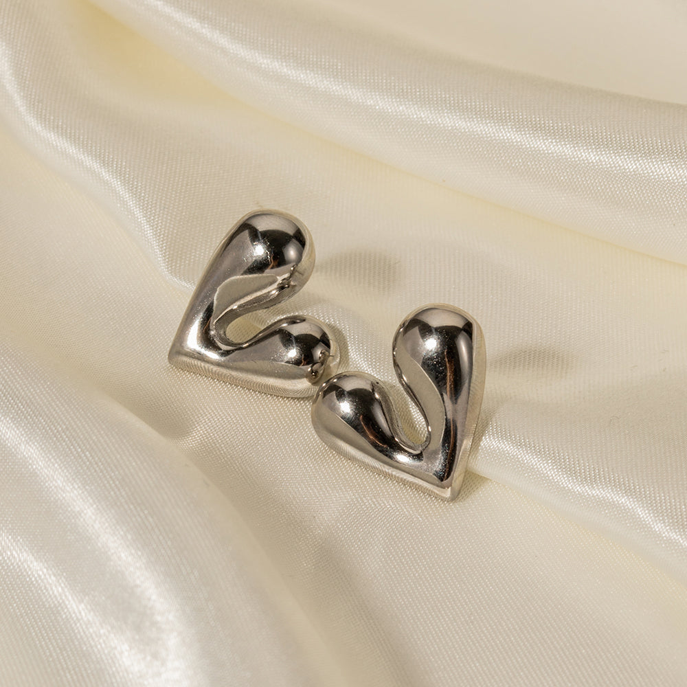 youthwayfashion-metal-liquid-heart-earrings-2