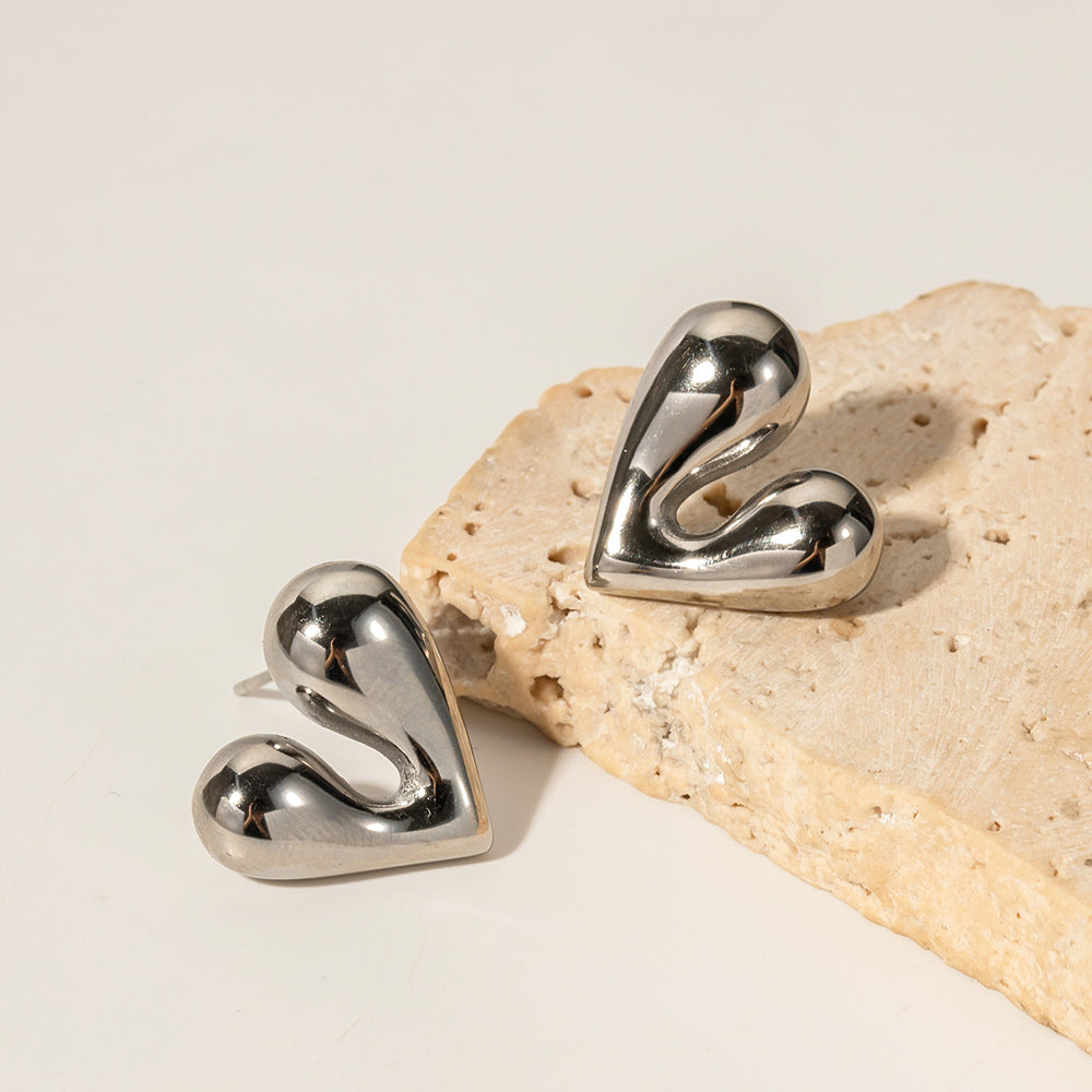 youthwayfashion-metal-liquid-heart-earrings-4