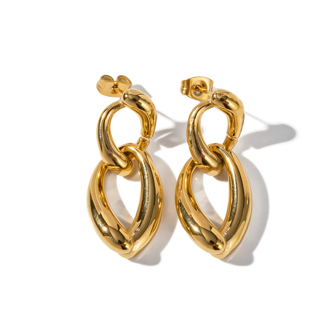 youthwayfashion-gold-double-twist-circle-chain-earrings-1