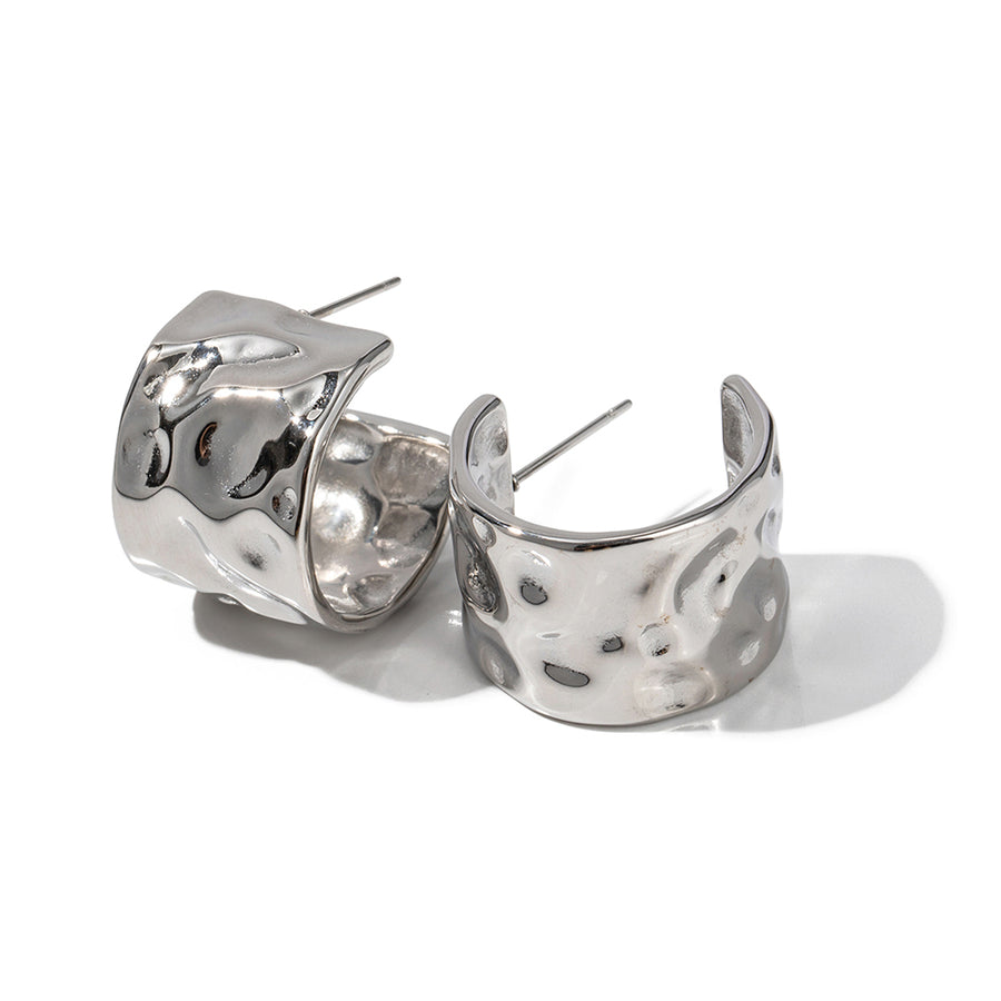 youthwayfashion-silver-hammer-wide-stud-earrings-1