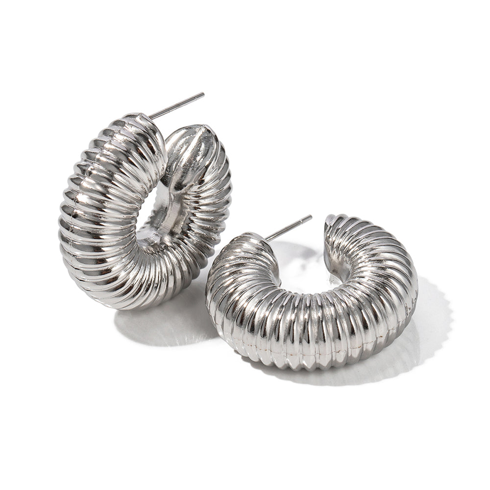 youthwayfashion-silver-snail-shell-earrings-1