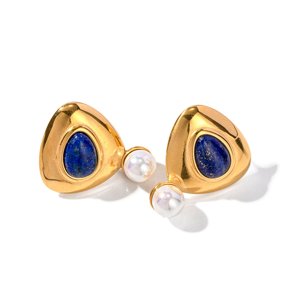 youthwayfashion-pearl-lapis-lazuli-earrings-1