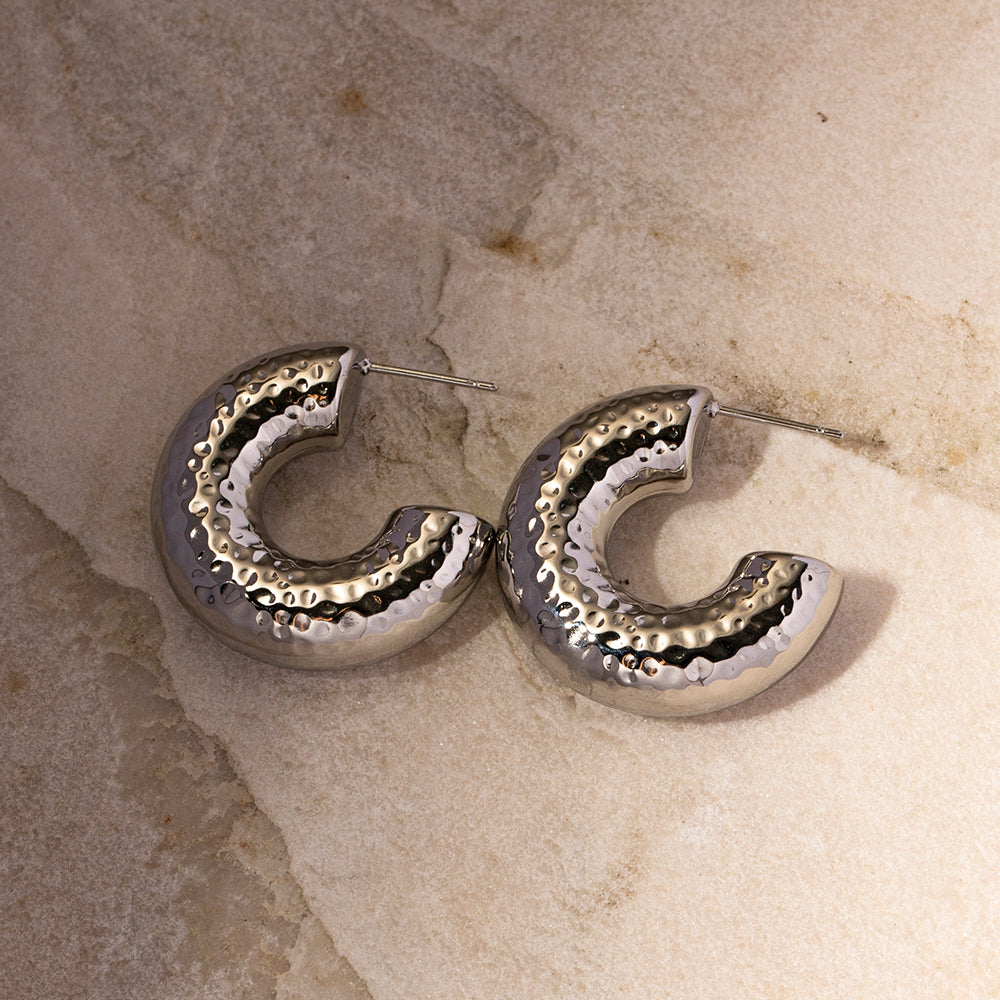 youthwayfashion-silver-chunky-cc-shape-earrings-5