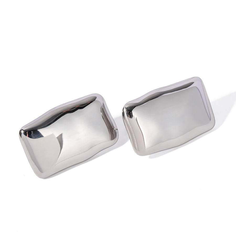 youthwayfashion-silver-rectangular-earrings-1