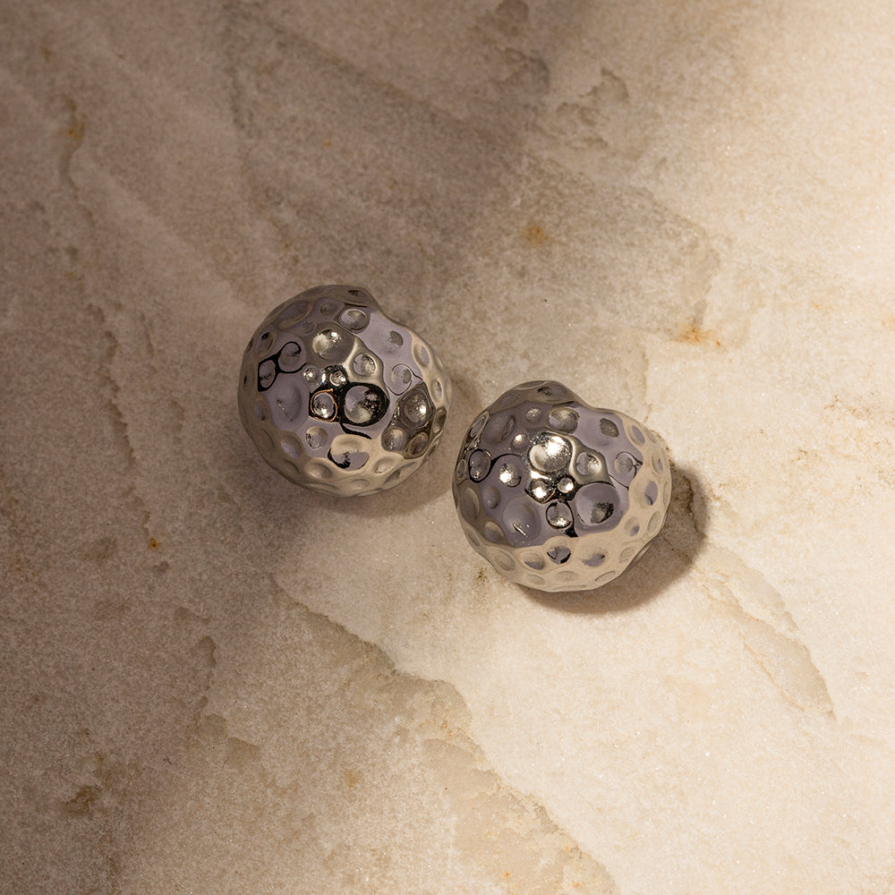 youthwayfashion-silver-spherical-lava-earrings-3