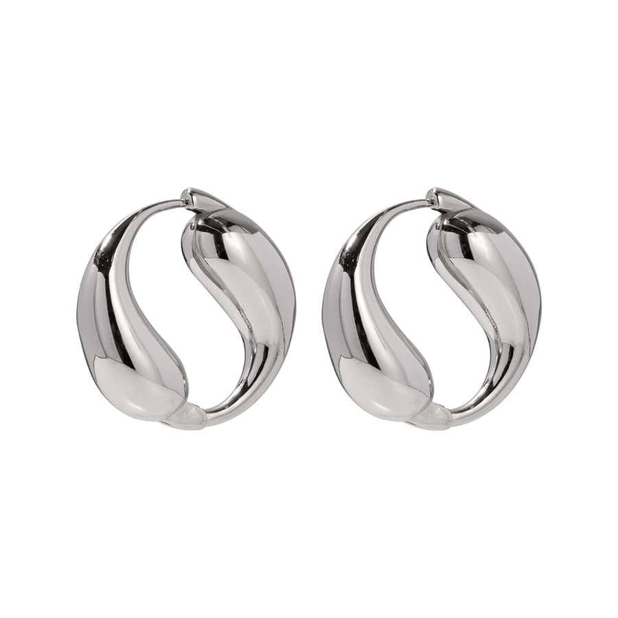 youthwayfashion-silver-double-teardrop-earrings-1