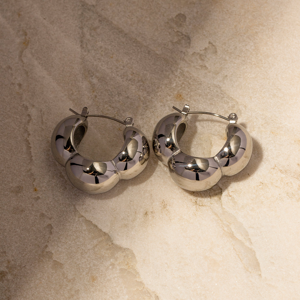 youthwayfashion-silver-three-hemispheres-earrings-3