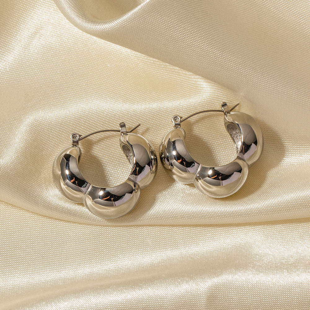 youthwayfashion-silver-three-hemispheres-earrings-2