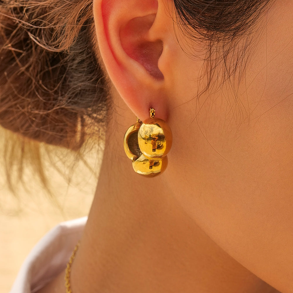 youthwayfashion-gold-plated-three-hemispheres-earrings-3