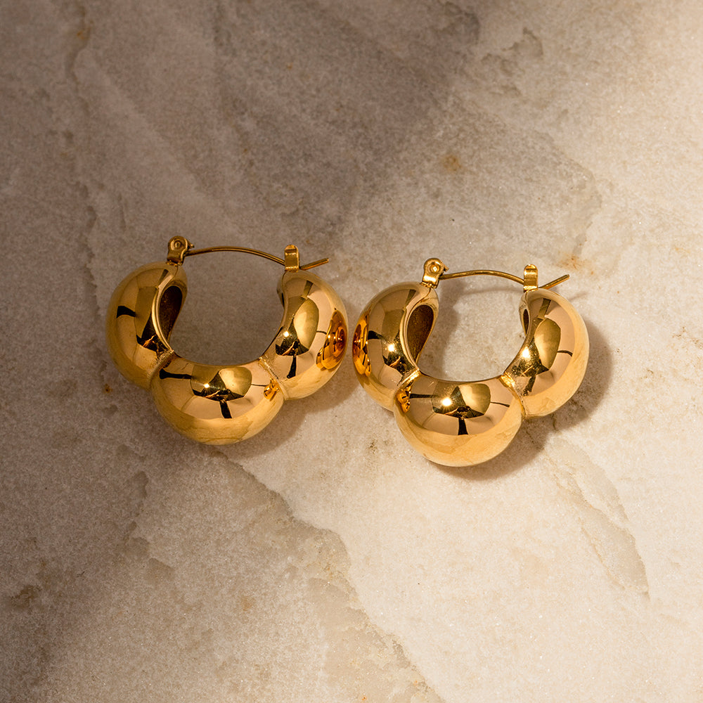 youthwayfashion-gold-plated-three-hemispheres-earrings-5