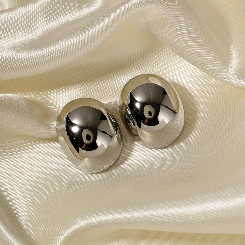 youthwayfashion-silver-oval-stud-earrings-4