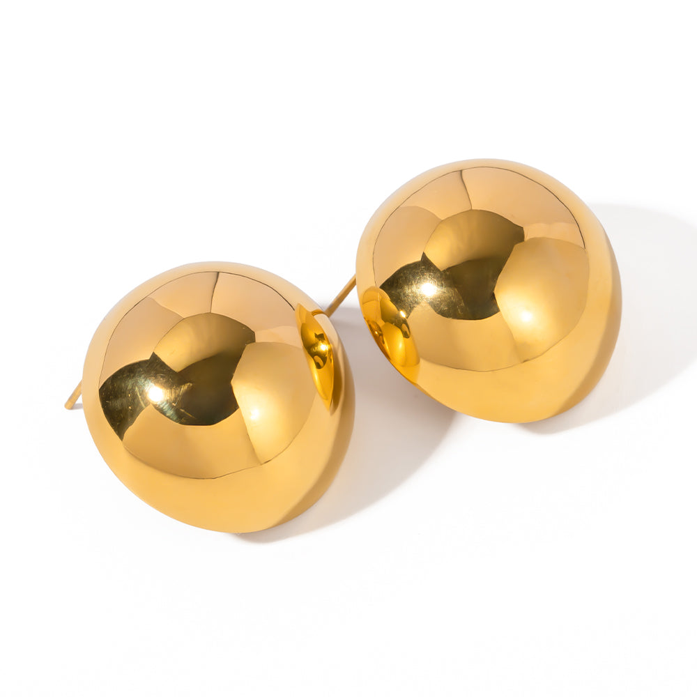 youthwayfashion-gold-plated-hemispheres-earrings-1