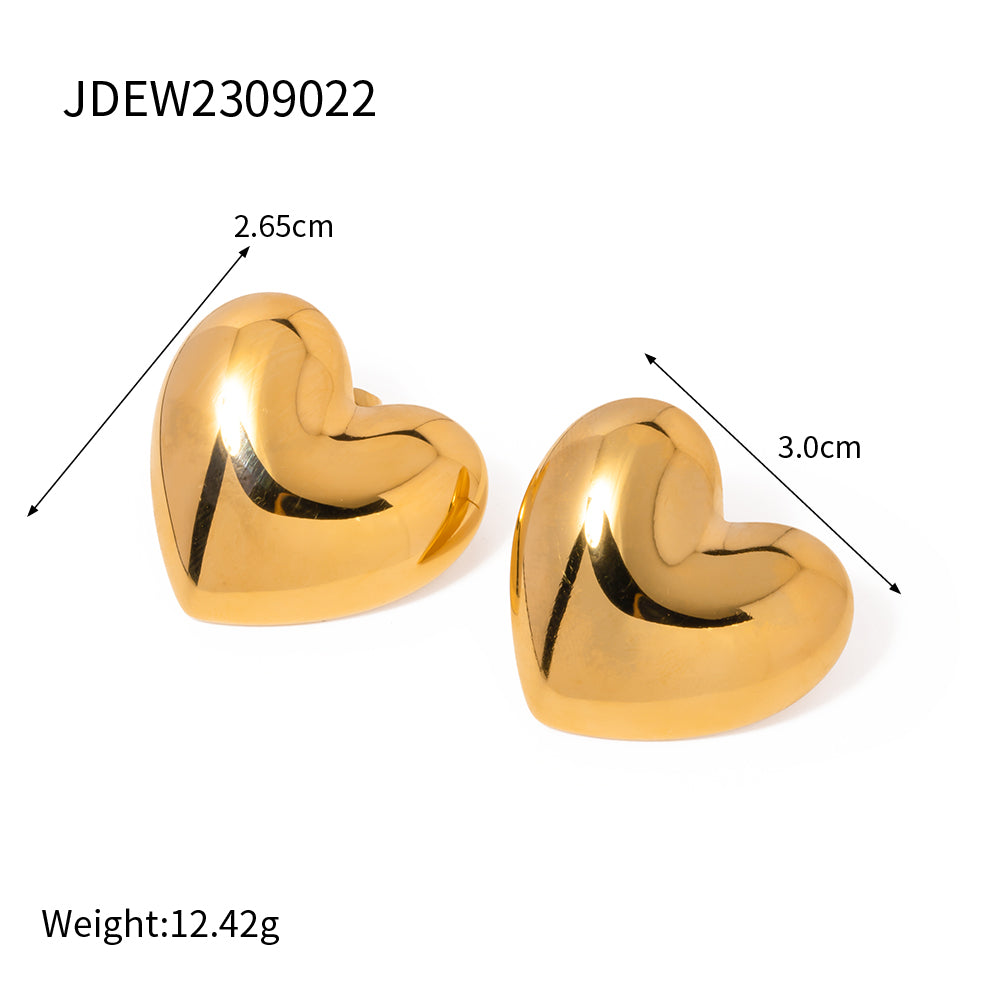 youthwayfashion-chunky-heart-earrings-for-women-5