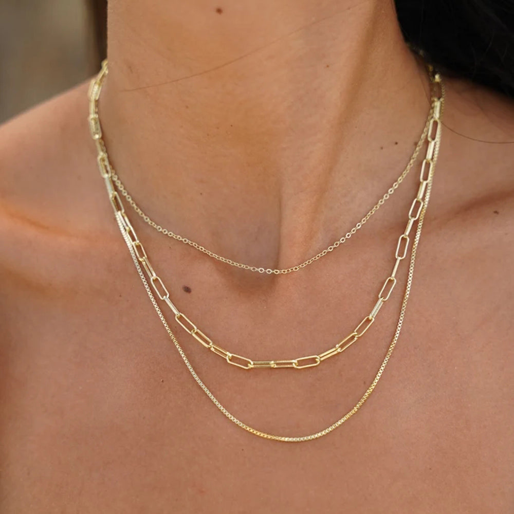 youthwayfashion-paperclip-triple-layered-necklace-2