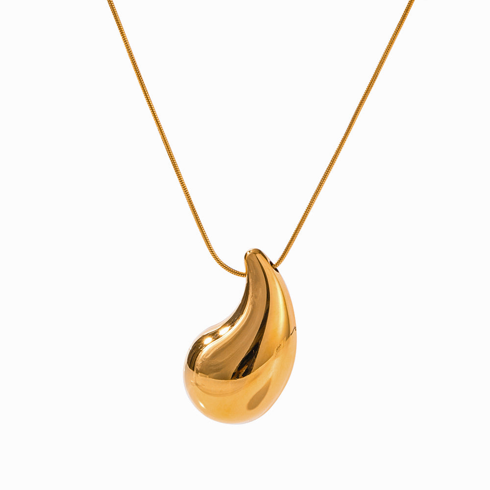 youthwayfashion-gold-teardrop-pendant-necklace-1