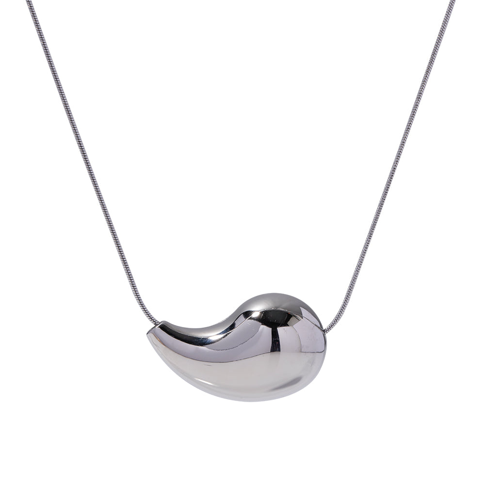 youthwayfashion-silver-teardrop-pendant-necklace-1