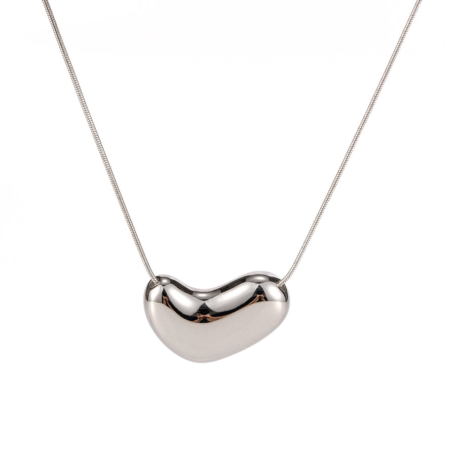 youthwayfashion-snake-chain-heart-pendant-necklace-1