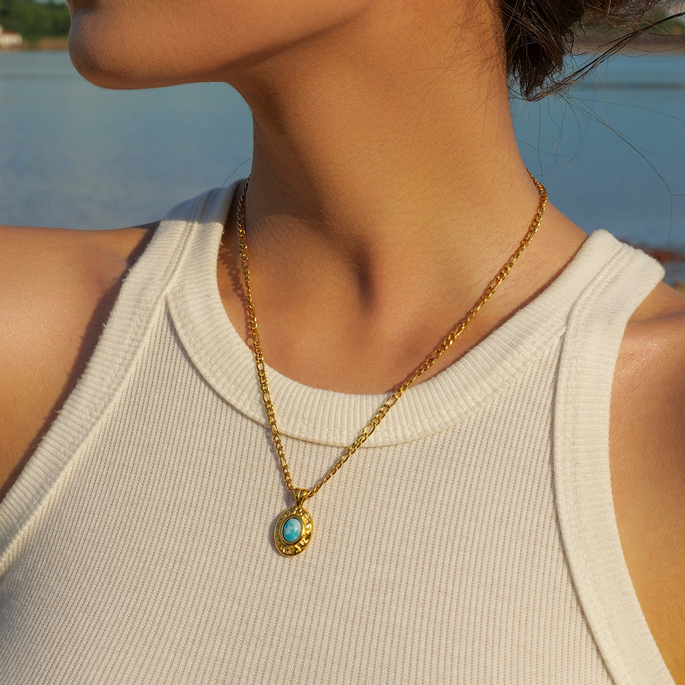 youthwayfashion-hammer-turquoise-pendant-necklace-3