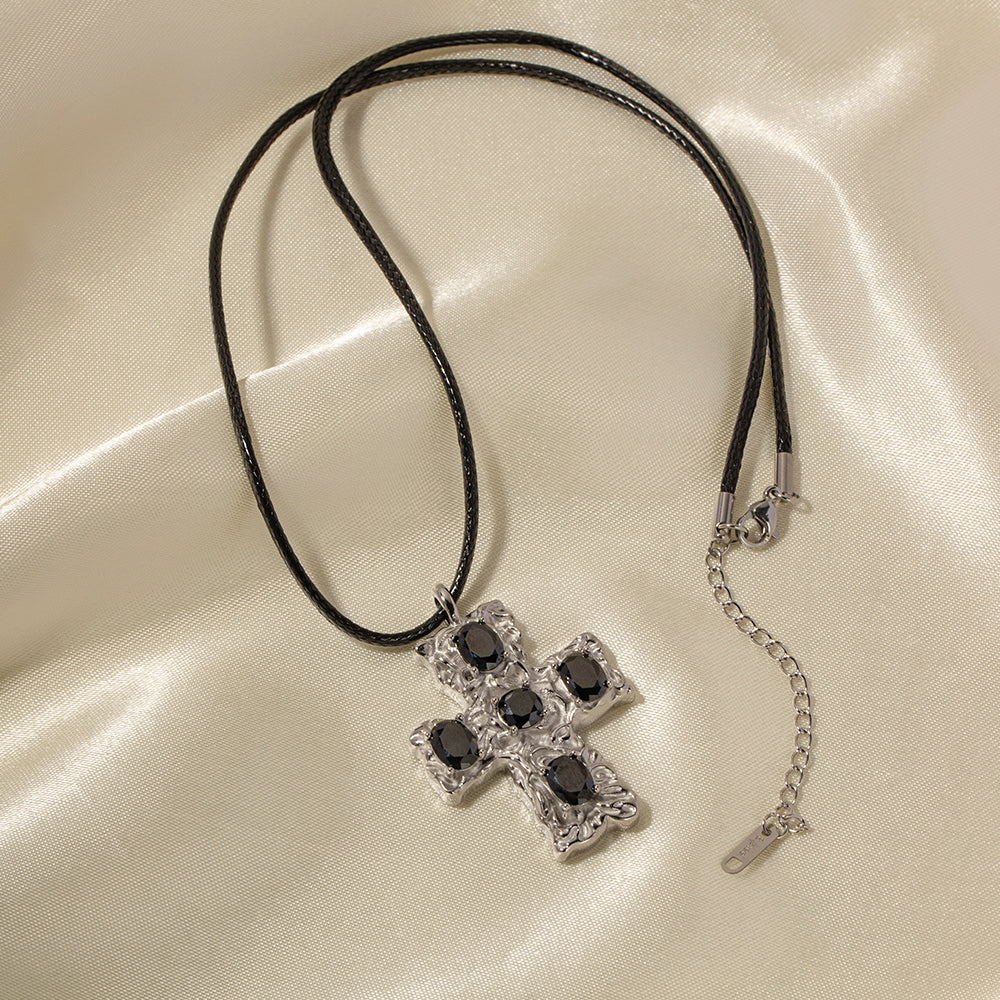 youthwayfashion-hammer-zircon-cross-pendant-necklace-3