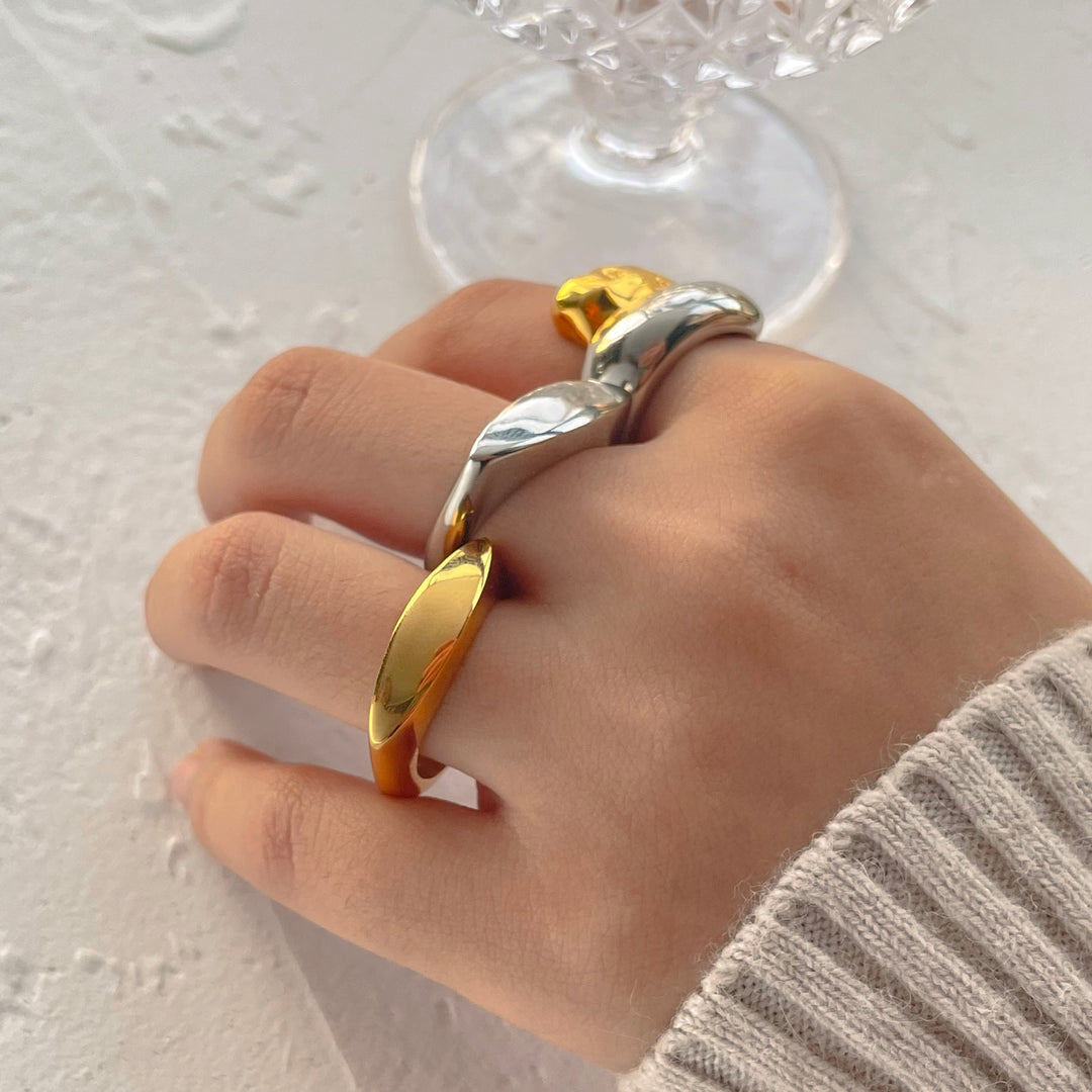 youthwayfashion-silver-gold-connect-statement-ring-3