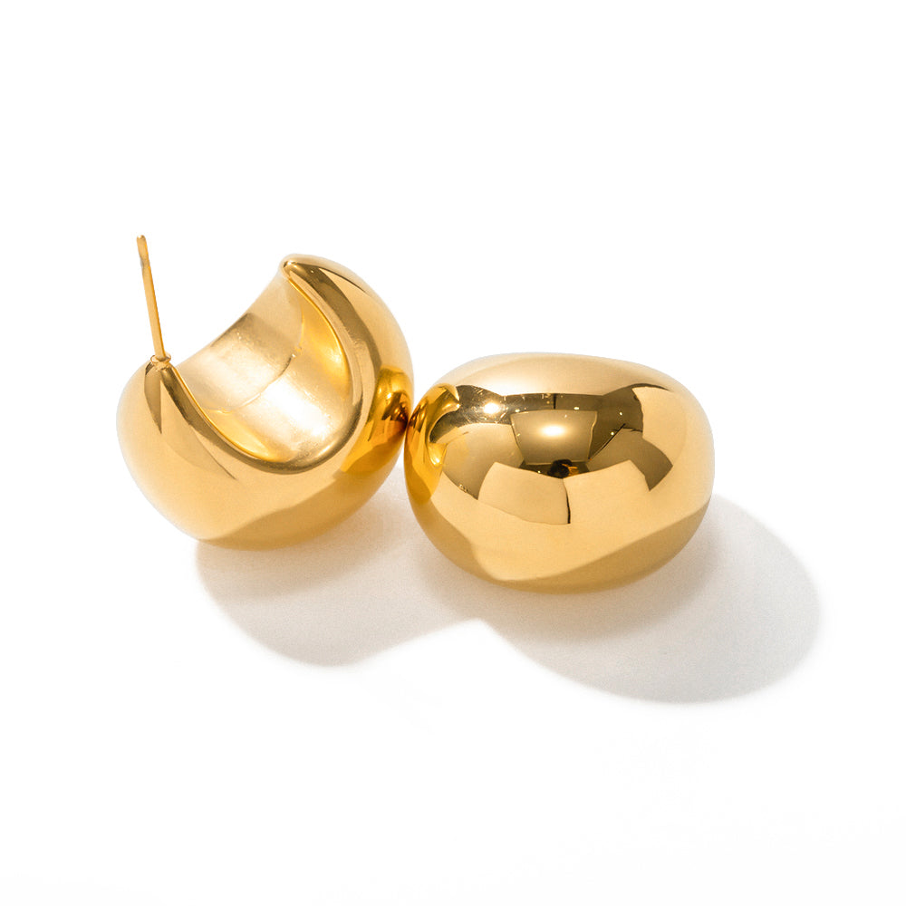 youthwayfashion-gold-plated-hemisphere-earrings-1