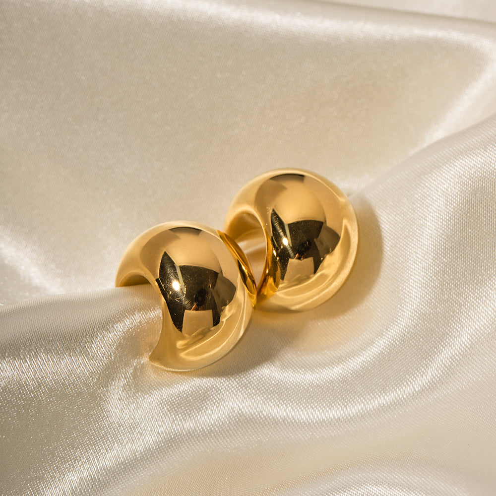 youthwayfashion-gold-plated-hemisphere-earrings-2