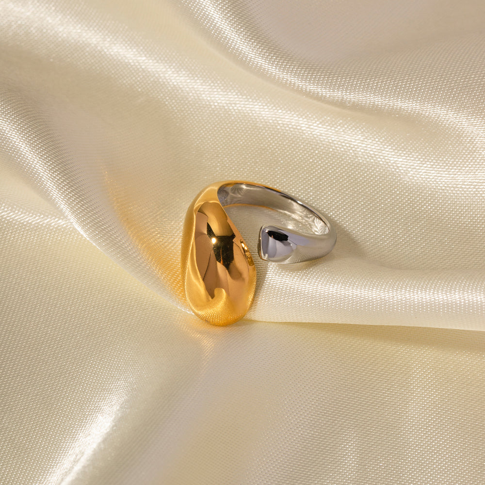 youthwayfashion-gold-silver-colorblocking-teardrop-ring-5