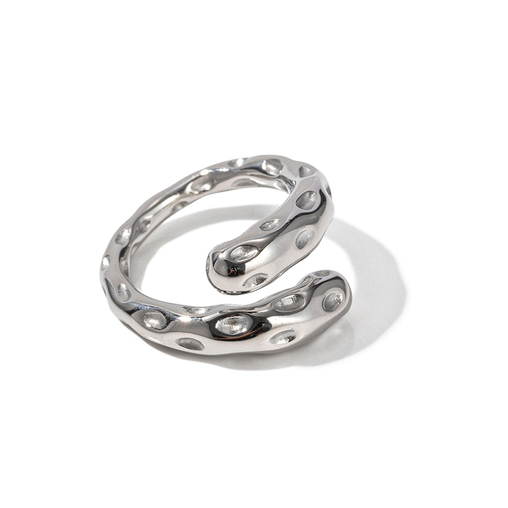 youthwayfashion-silver-lava-stacking-ring-1