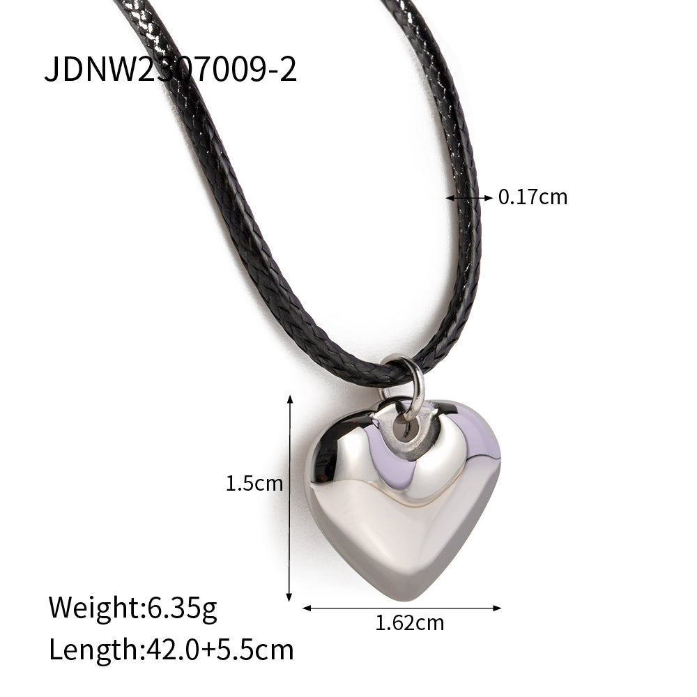 youthwayfashion-wax-rope-white-heart-pendant-necklace-5