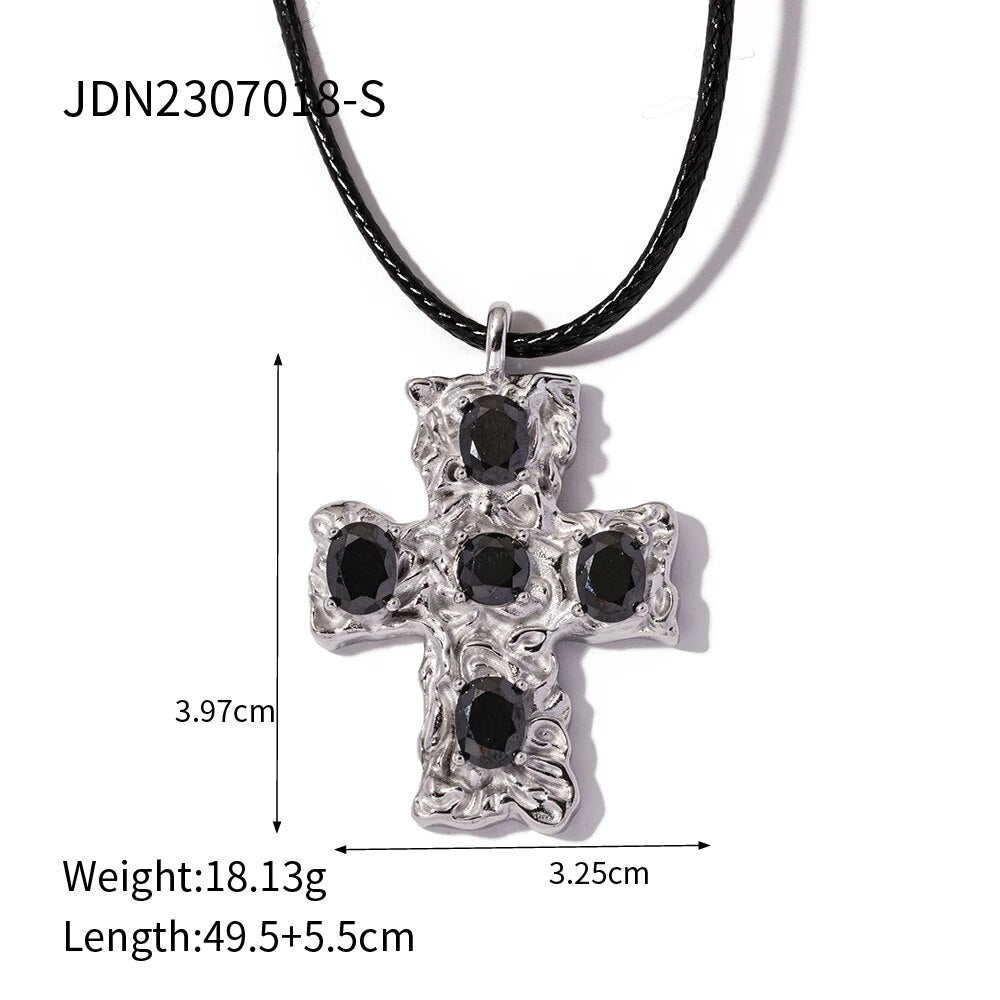 youthwayfashion-hammer-zircon-cross-pendant-necklace-5