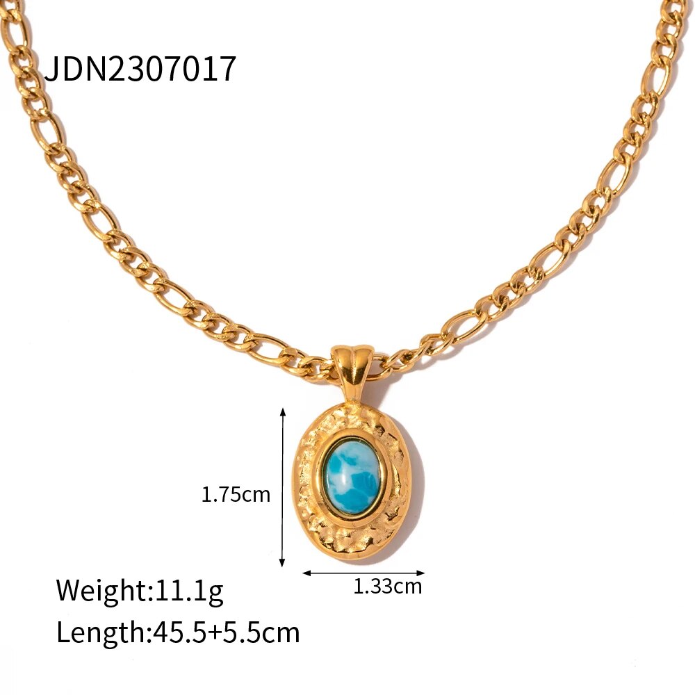 youthwayfashion-hammer-turquoise-pendant-necklace-5