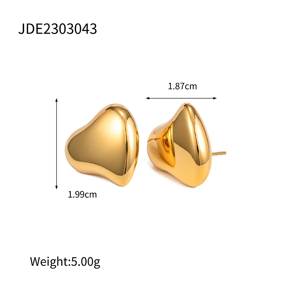 youthwayfashion-gold-irregular-heart-earrings-6