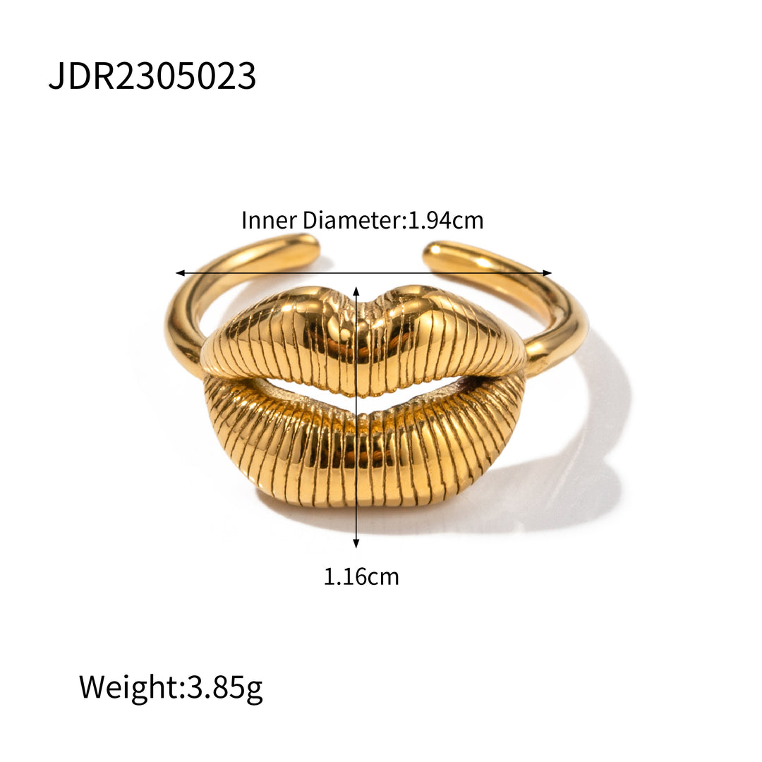 youthwayfashion-gold-plated-lip-statement-ring-6