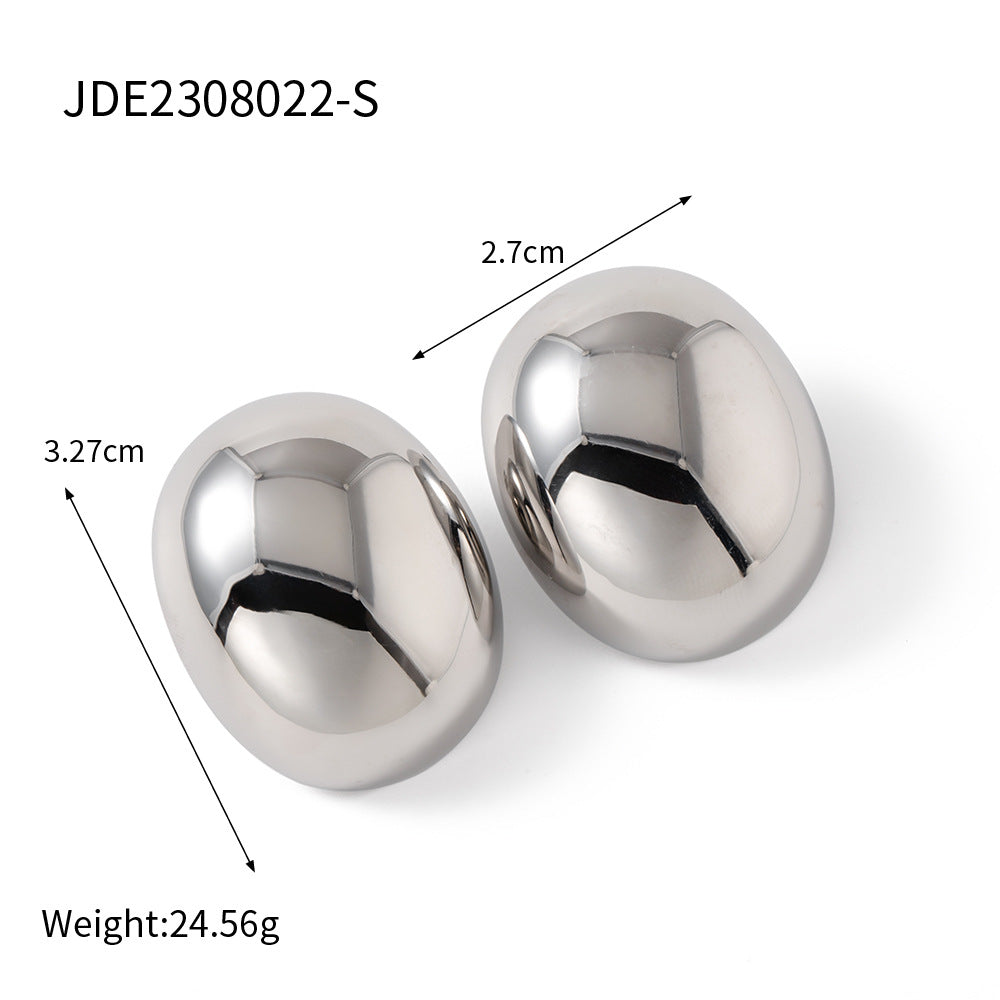 youthwayfashion-silver-oval-stud-earrings-6